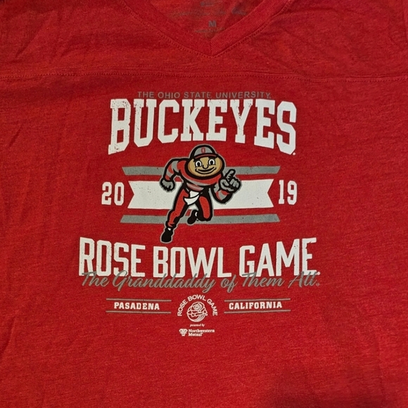 Ohio State University Buckeyes 2019 Rose Bowl T-Shirt Size Medium - Picture 2 of 5